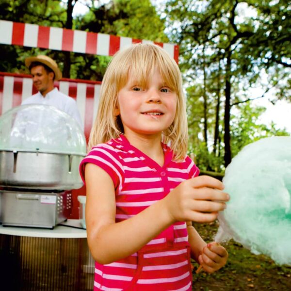 Nostalgischer Zuckerwattestand von Event Talent