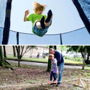 Trampolinanlage & Slackline von Event Talent